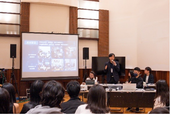 圖2、學員認真聆聽專任教授的分享（攝影：黃昱嘉）