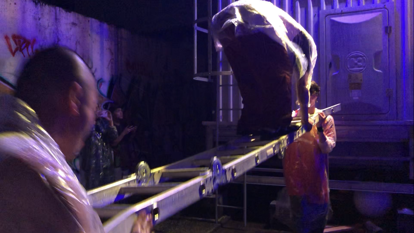 圖1、〈我的心有一道牆，但我發現一扇窗〉記錄照（攝影：林俊吉）